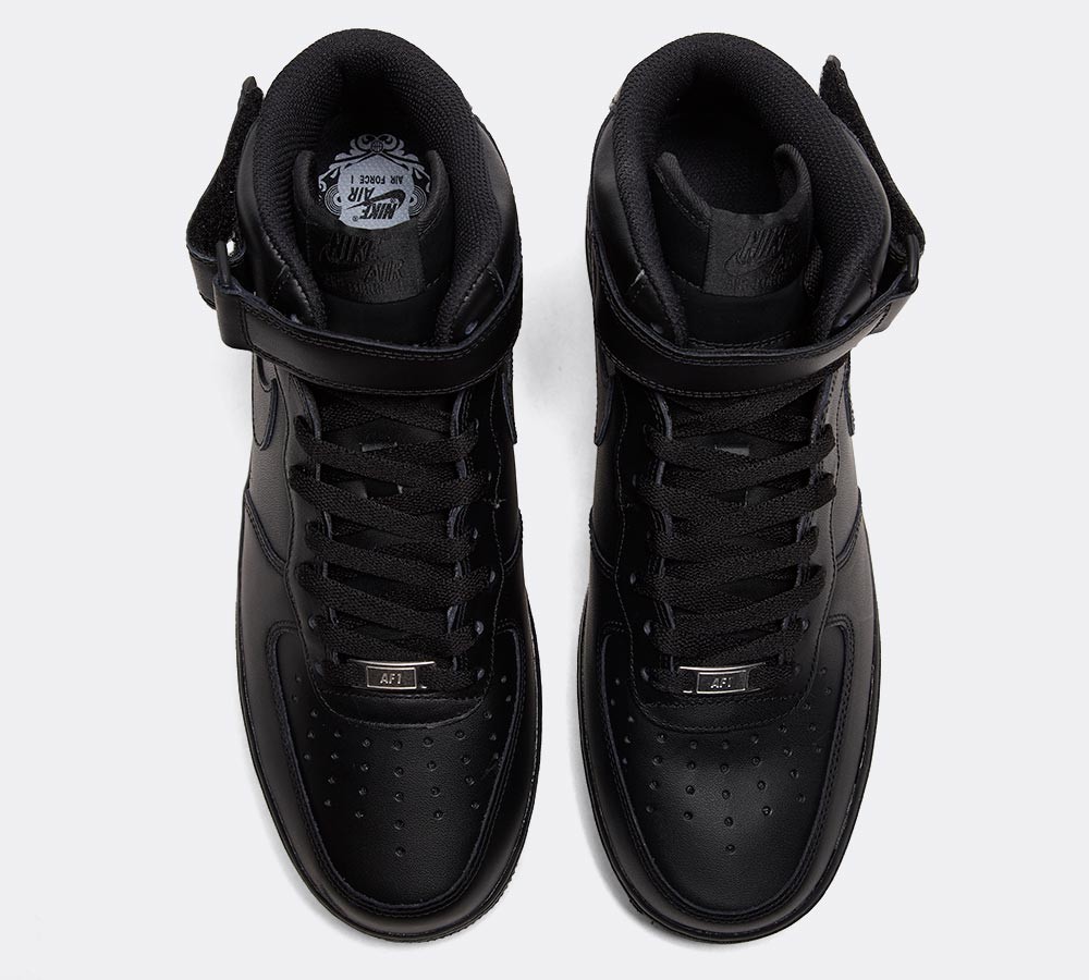Nike Air Force 1 Mid Trainer - Black