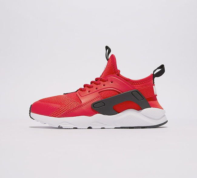 Nike Infant Huarache Run Ultra Trainer | Habanero Red / White / Black