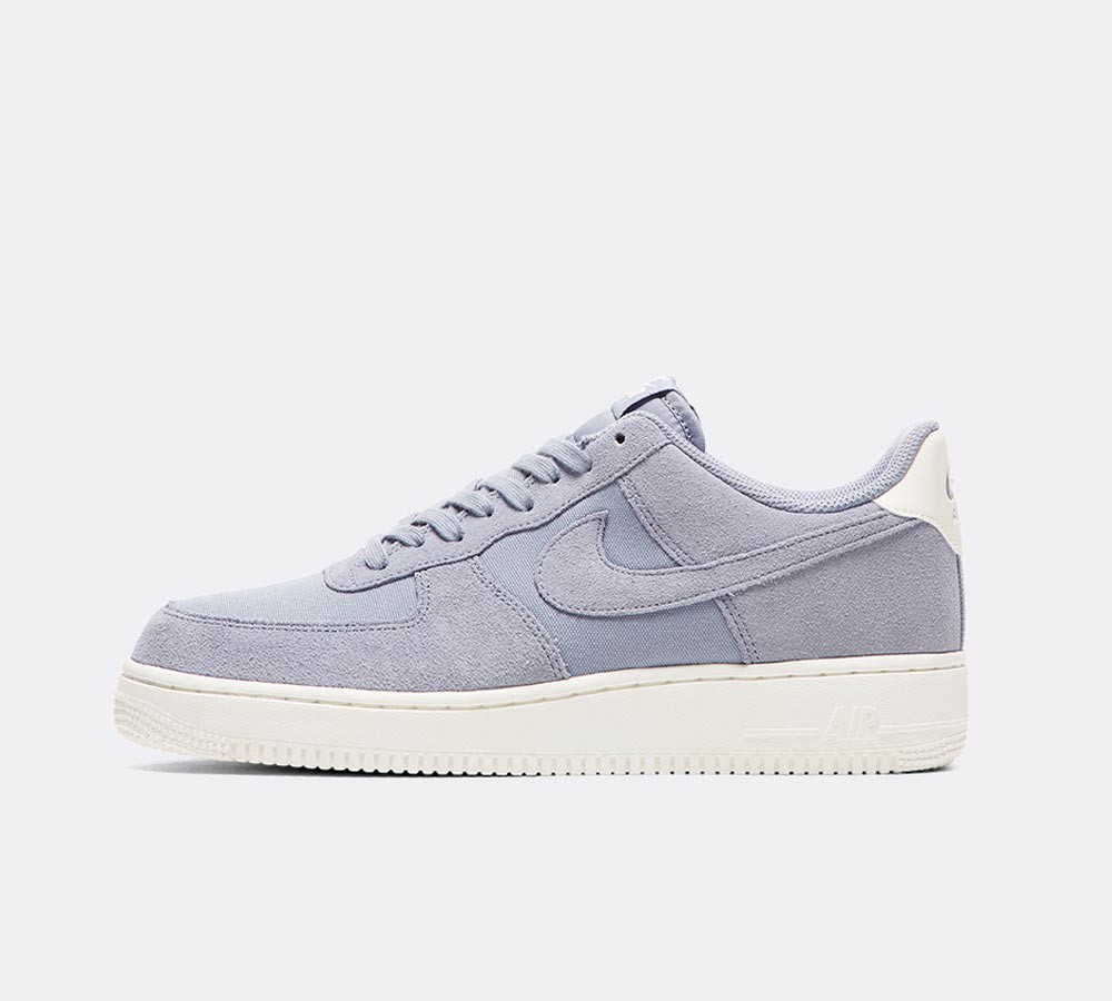 Nike Air Force 1 '07 Suede Trainer - Ashen Slate / Ashen Slate