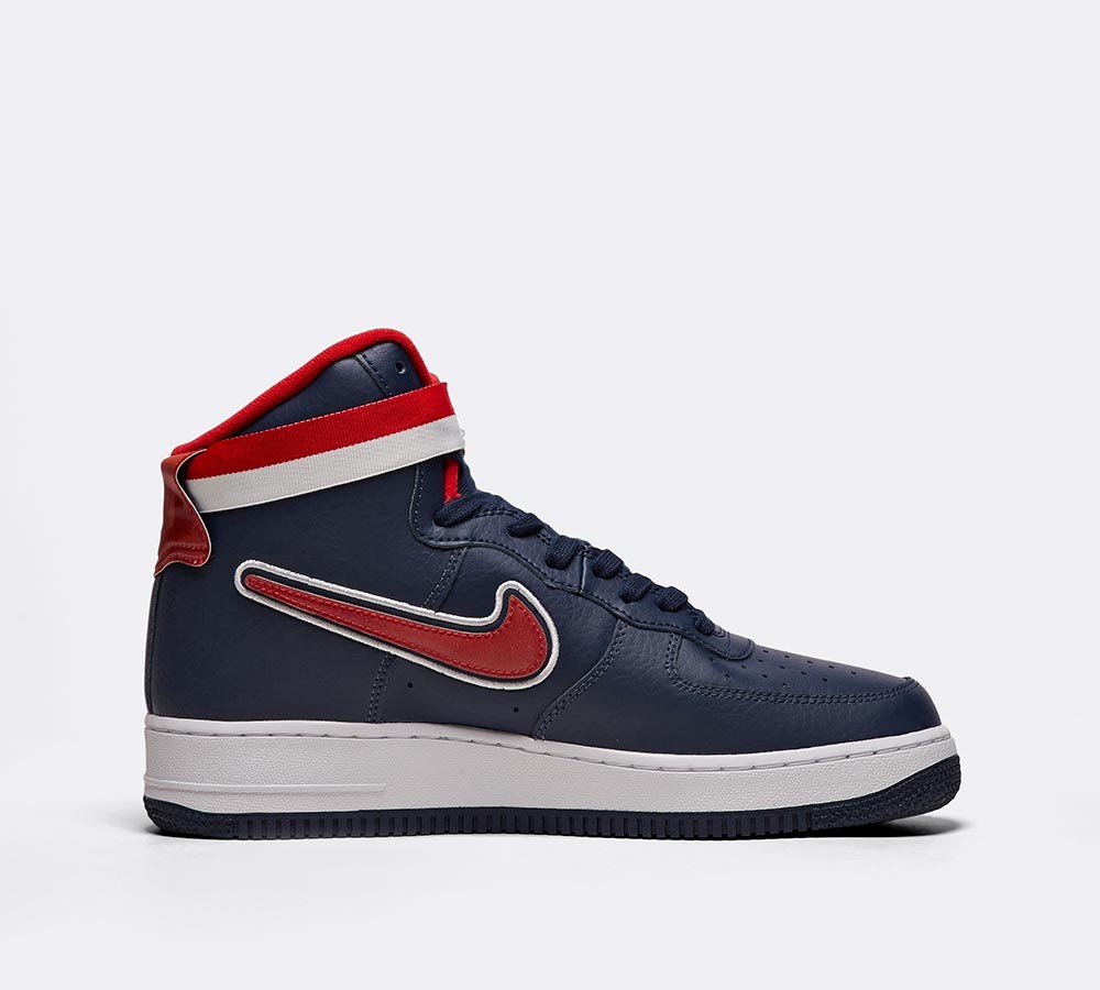 Nike Air Force 1 High '07 LV8 Sport Trainer - Midnight Navy / University Red / White