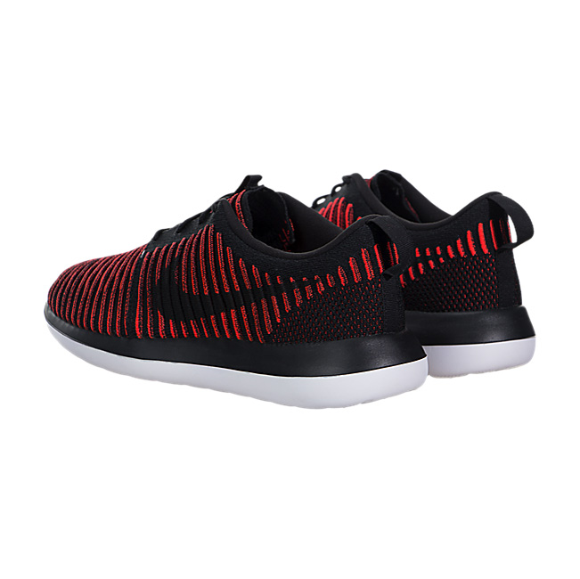 Nike Roshe Two Flyknit - Black / Black-Bright Crimson-White