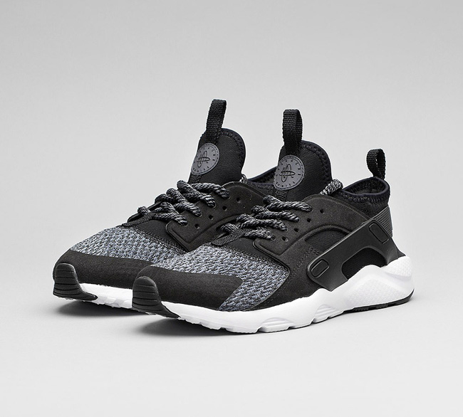 Nike Infant Huarache Run Ultra Trainer | Black / Black / Anthracite