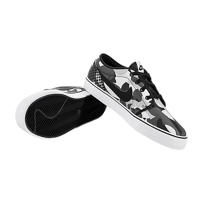 Nike Toki Low TXT Print - Black / White-Dark Grey-Wolf Grey