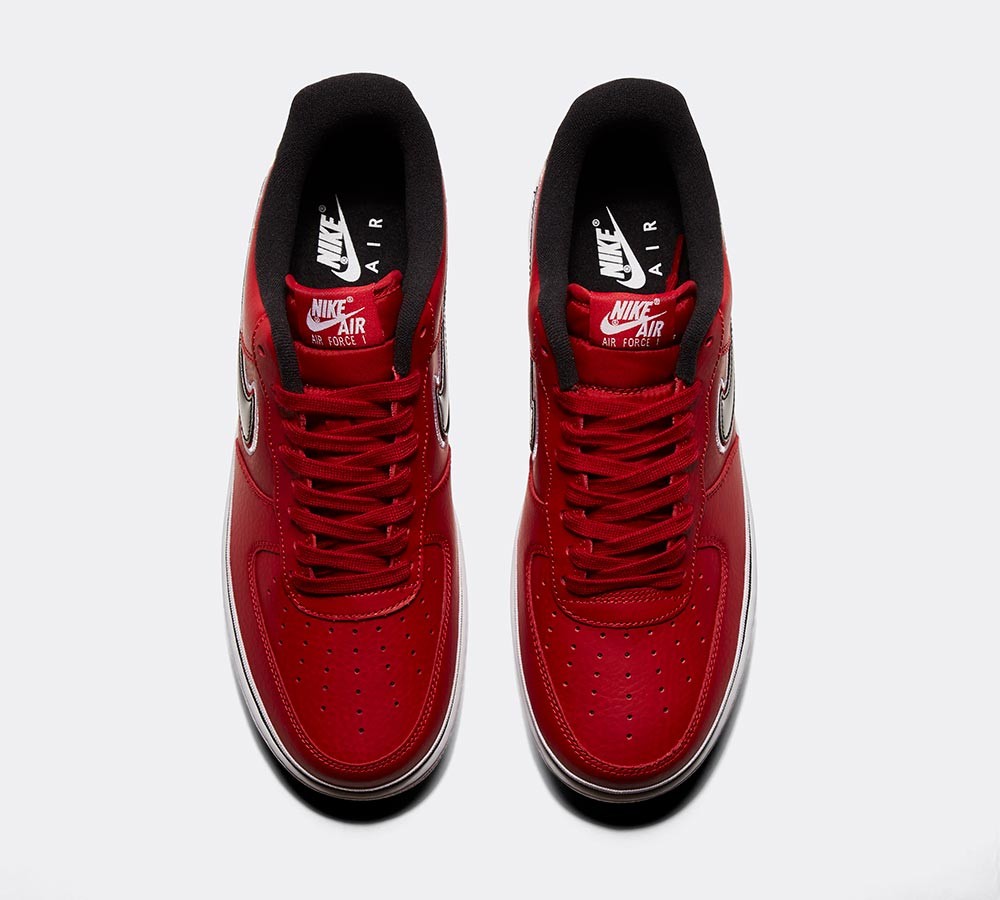 Nike Air Force 1 Low '07 LV8 Sport Trainer - Varsity Red / Black / White