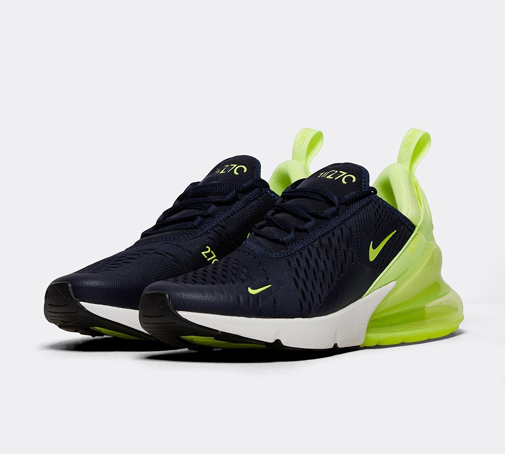 Nike Womens Air Max 270 Trainer - Obsidian / Volt Glow / Glow / Black