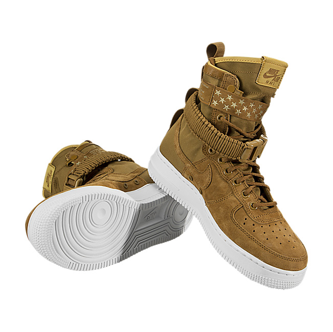 Nike Women SF Air Force 1 - Muted Bronze / White