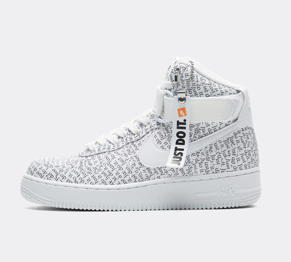 Nike Womens Air Force 1 High LX 'JDI' Pack Trainer - White / Black