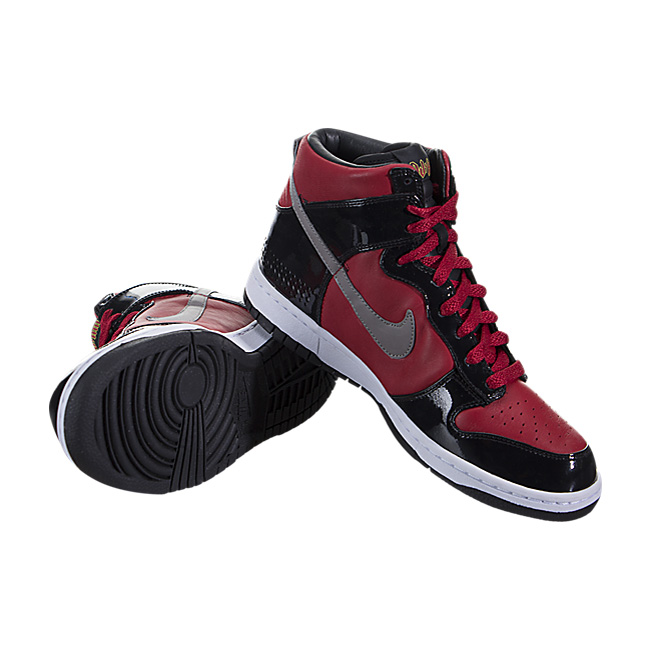 Nike Dunk High Premium (DJ AM) (2009) - Varsity Red / Medium Grey-Black