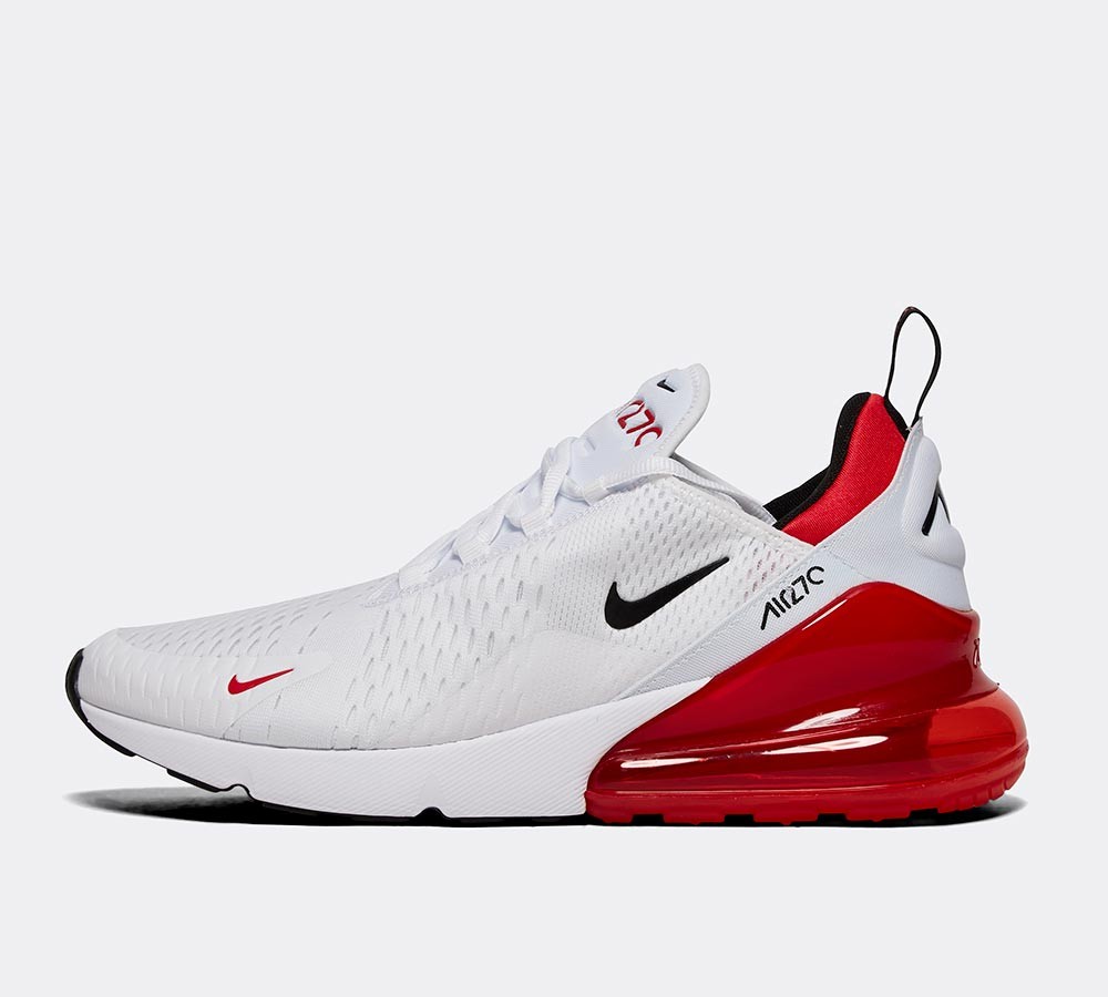Nike Air Max 270 Trainer - White / Black / University Red