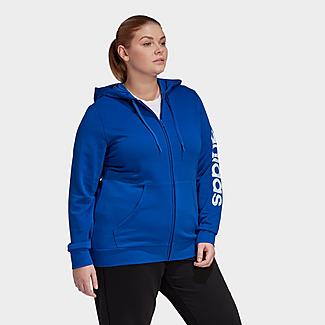 Women's adidas Essentials Full-Zip Hooded Track Top (Plus Size)