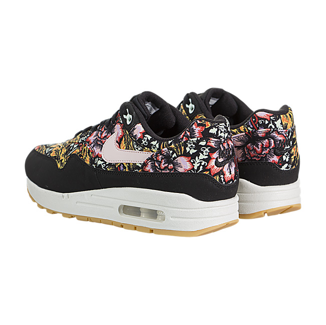 Nike Women Air Max 1 QS (Floral) - Black / Silt Red-Summit White