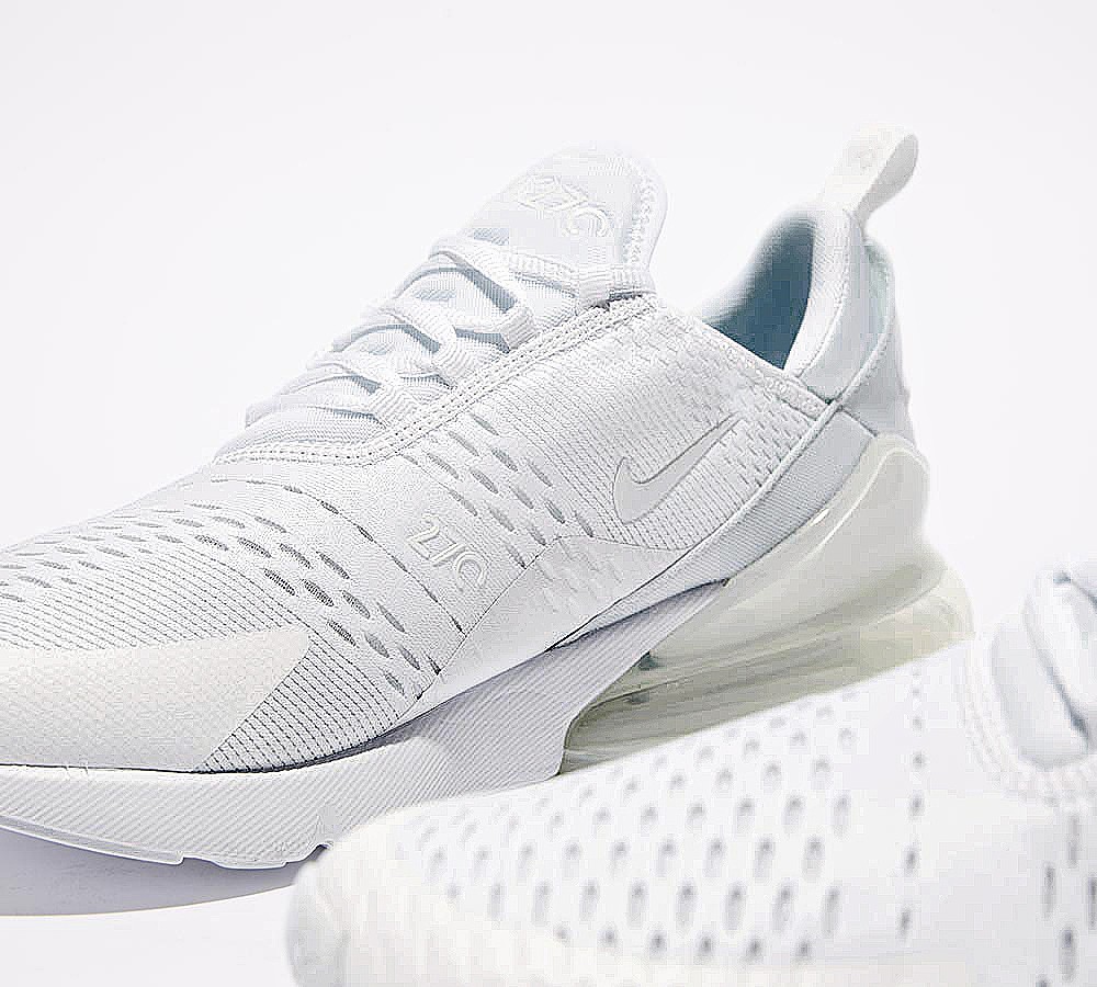 Nike Air Max 270 Trainer - White / White