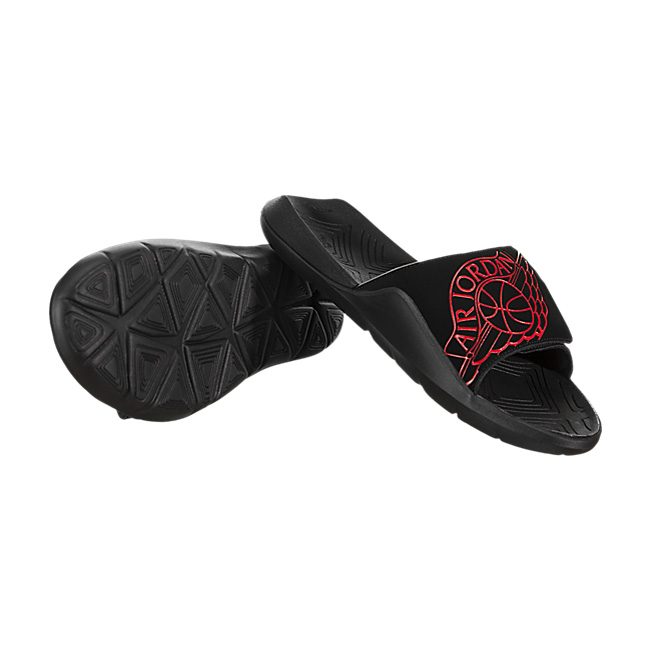 Air Jordan Hydro 7 - Black / University Red