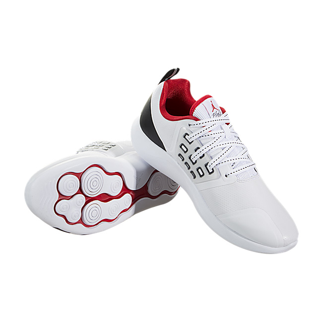 Jordan Grind - White / Fire Red-Black