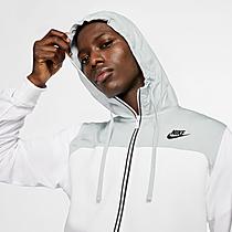 Men's Nike Sportswear Mixed Fleece Half-Zip Hoodie