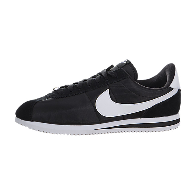 Nike Cortez Basic Nylon - Black / Metallic Silver-White