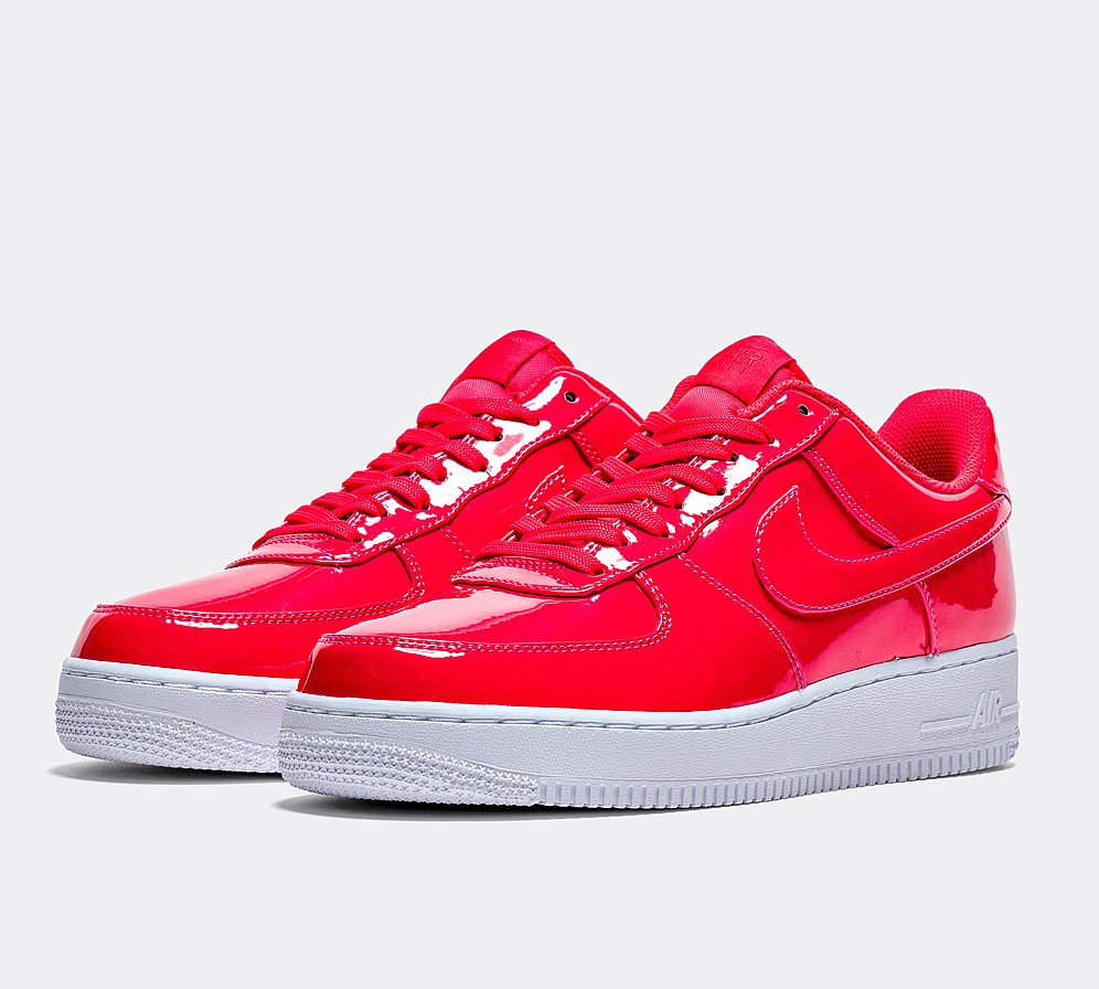 Nike Air Force 1 '07 LV8 UV Trainer - Siren Red / White