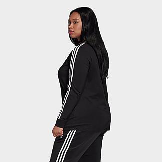 Women's adidas Originals 3-Stripes Long-Sleeve T-Shirt (Plus Size)