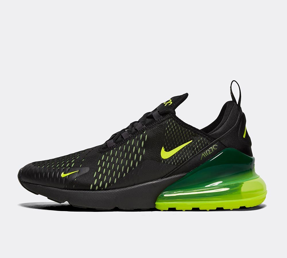 Nike Air Max 270 Trainer - Black / Volt / Black