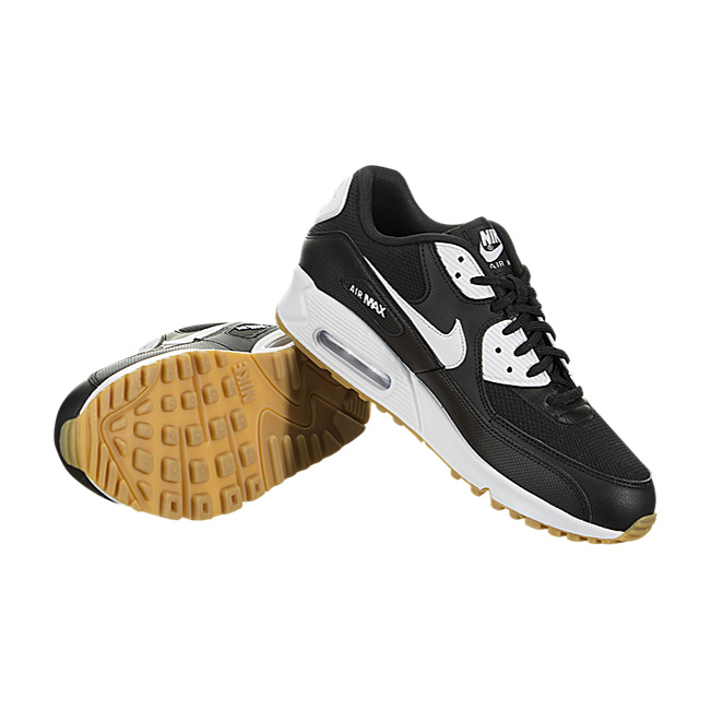 Nike Women Air Max 90 - Black / White-Gum Light Brown