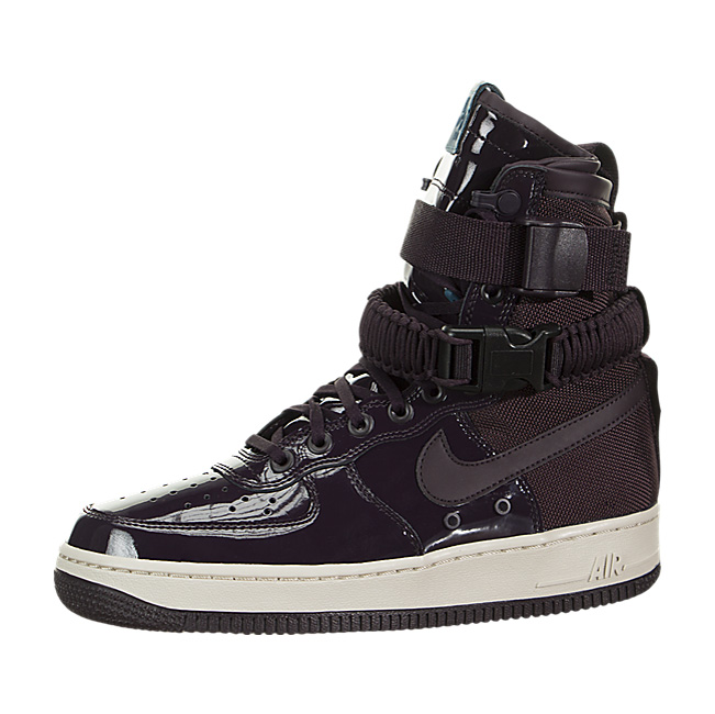 Nike Women SF Air Force 1 SE Premium - Port Wine / Space Blue