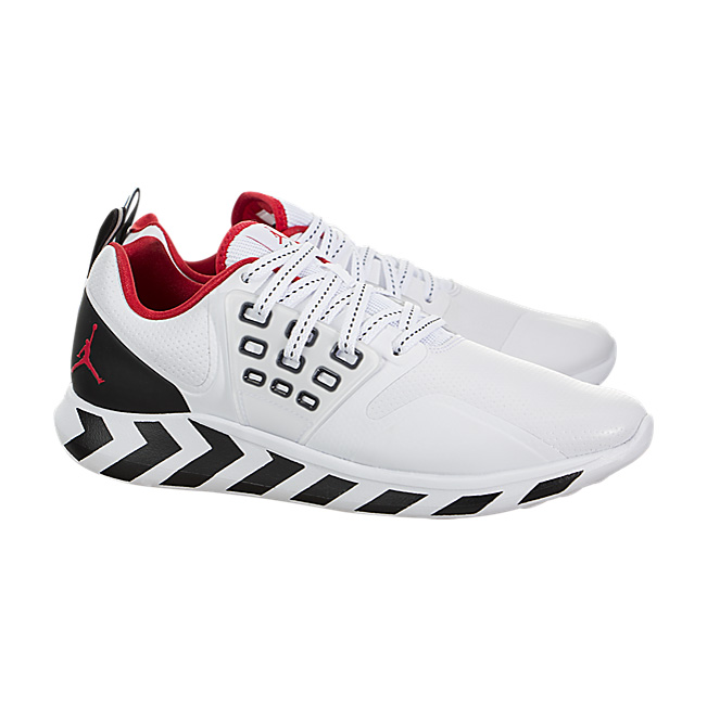 Jordan Grind - White / Fire Red-Black