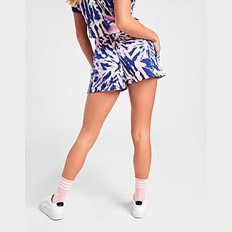 Women's adidas Originals Tie-Dye 3-Stripes Athletic Shorts