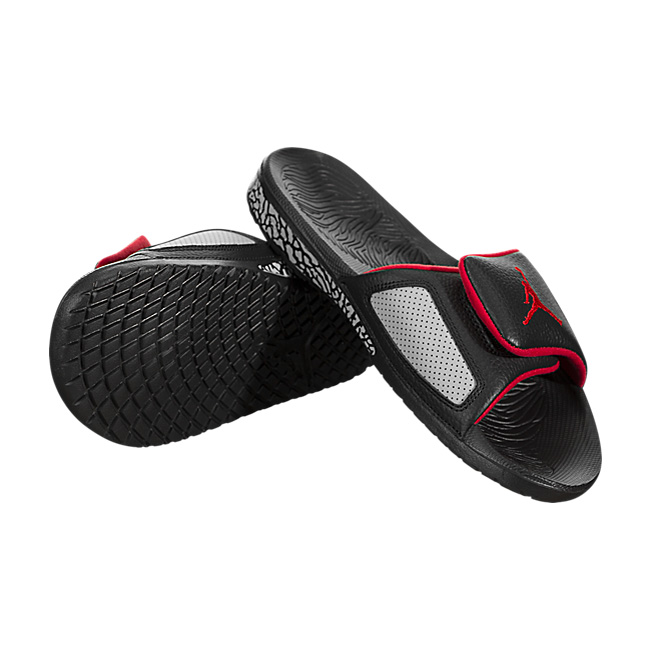 Air Jordan Hydro III Retro - Black / University Red