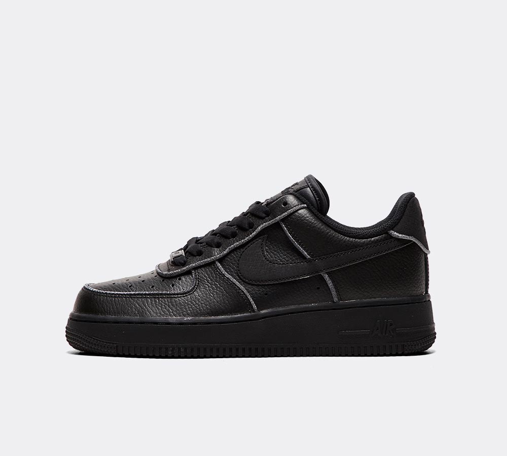 Nike Womens Air Force 1 Trainer - Black / Dark Grey