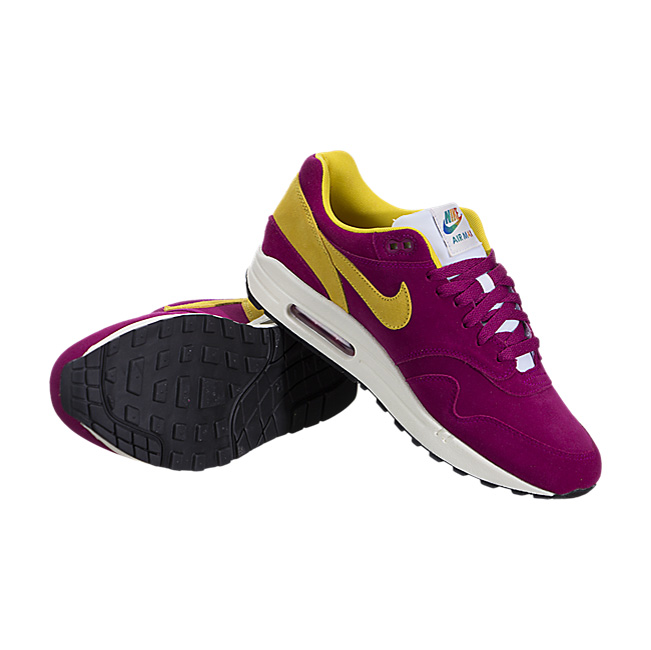 Nike Air Max 1 Premium - Dynamic Berry / Vivid Sulfur-Black-Sail