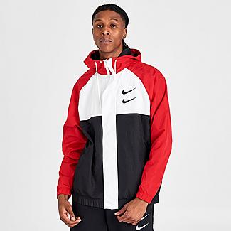 Men's Nike Sportswear Swoosh Woven Hooded Jacket