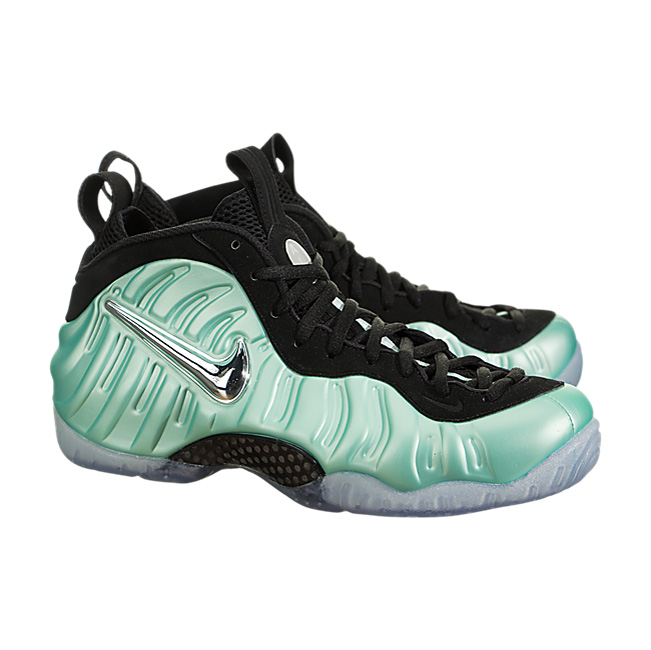 Nike Air Foamposite Pro - Island Green / Metallic Platinum