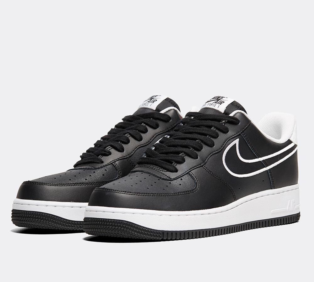 Nike Air Force 1 Low Trainer - Black / White