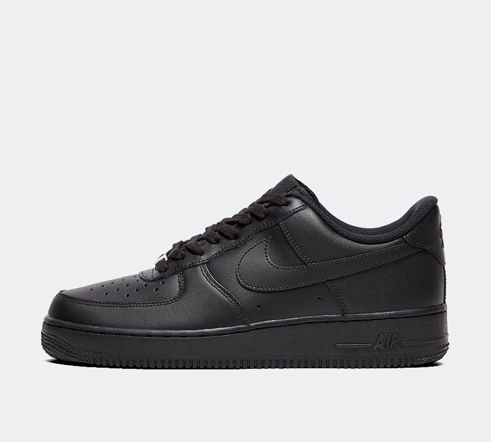 Nike Air Force 1 Low Trainer - BLACK