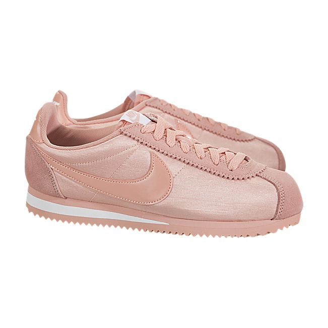 Nike Women Classic Cortez Nylon - Coral Stardust / White