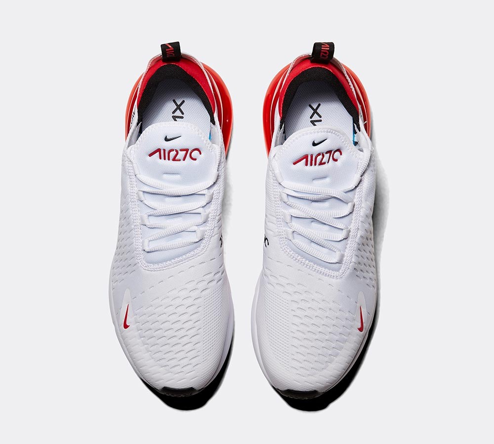 Nike Air Max 270 Trainer - White / Black / University Red