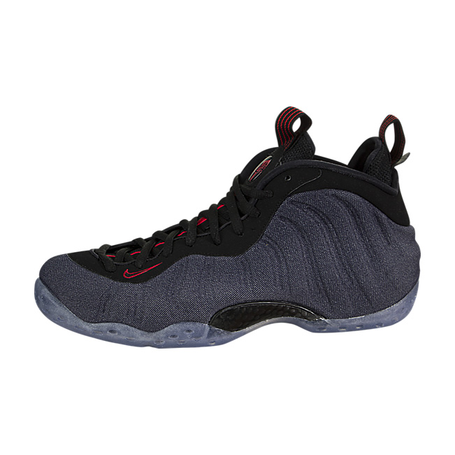 Nike Air Foamposite One (Denim) - Obsidian / Black-University Red