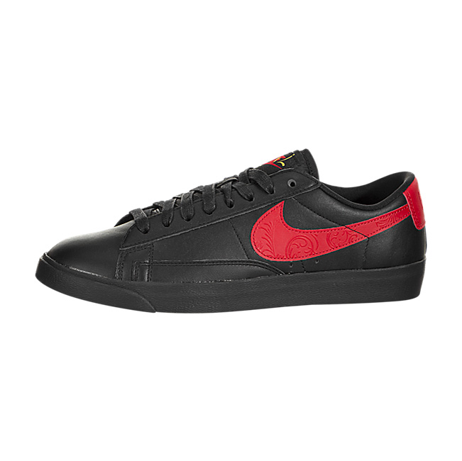 Nike Women Blazer Low Floral - Black / University Red