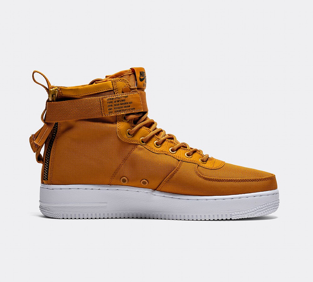 Nike SF Air Force 1 Mid Trainer - Desert Ochre / Sequoia