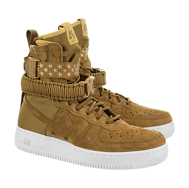 Nike Women SF Air Force 1 - Muted Bronze / White