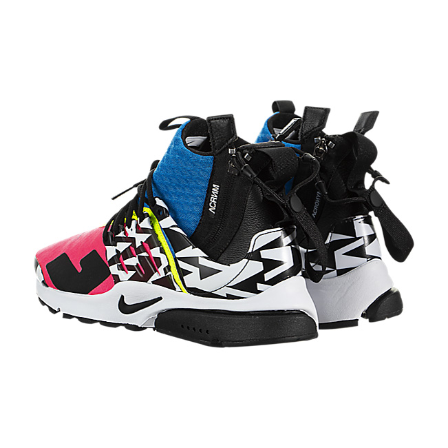 Nike Air Presto Mid Acronym - Racer Pink / Black-Photo Blue