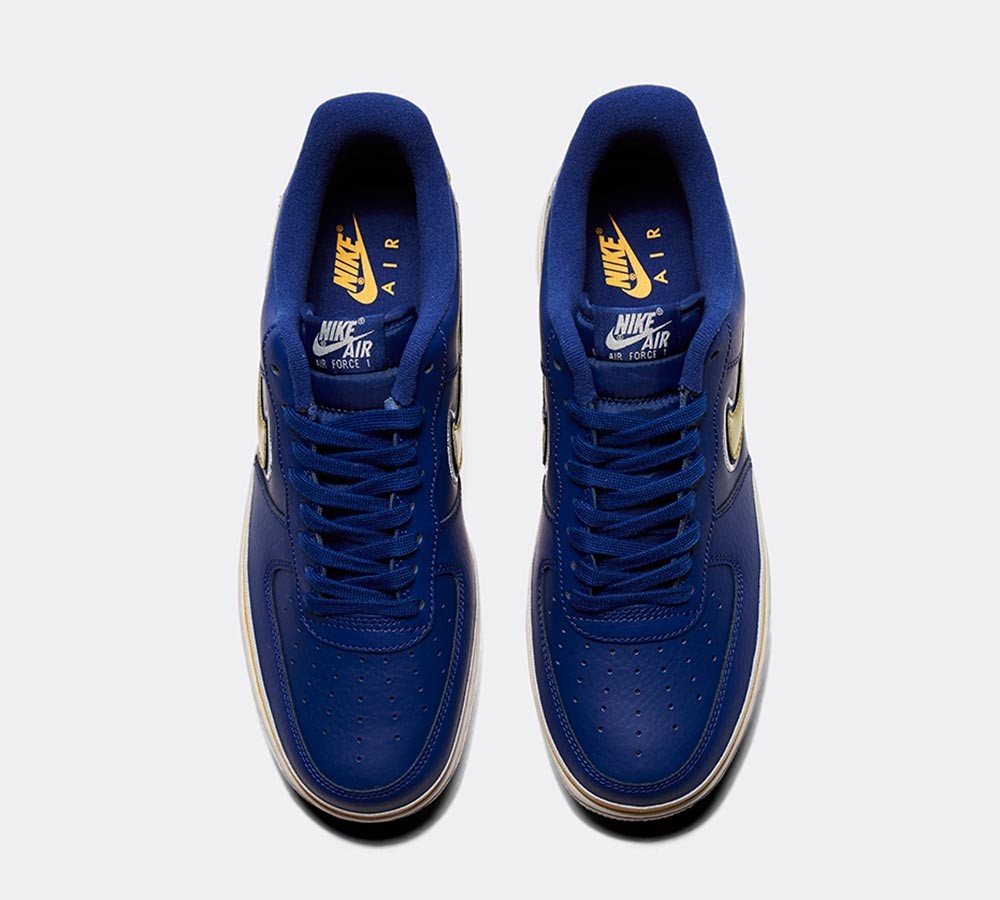 Nike Air Force 1 High '07 LV8 Sport Trainer - Deep Royal / University Gold