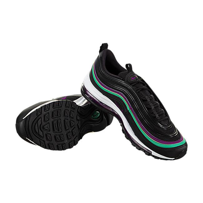 Nike Women Air Max 97 - Black / Bright Grape-Clear Emerald-Black
