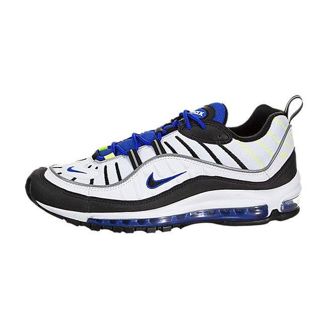 Nike Air Max 98 - White / Black-Racer Blue-Volt