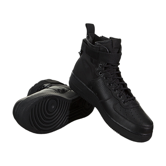 Nike SF Air Force 1 Mid - Black / Black-Black