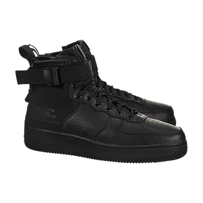 Nike SF Air Force 1 Mid - Black / Black-Black
