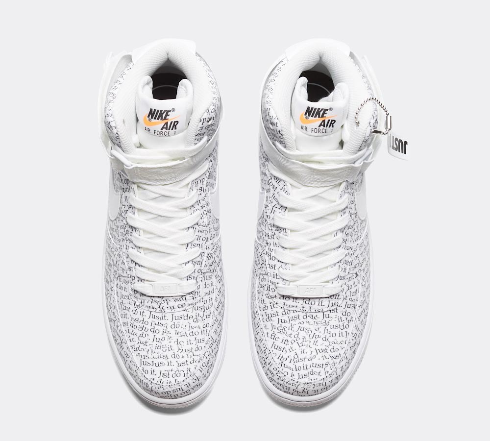 Nike Womens Air Force 1 High LX 'JDI' Pack Trainer - White / Black