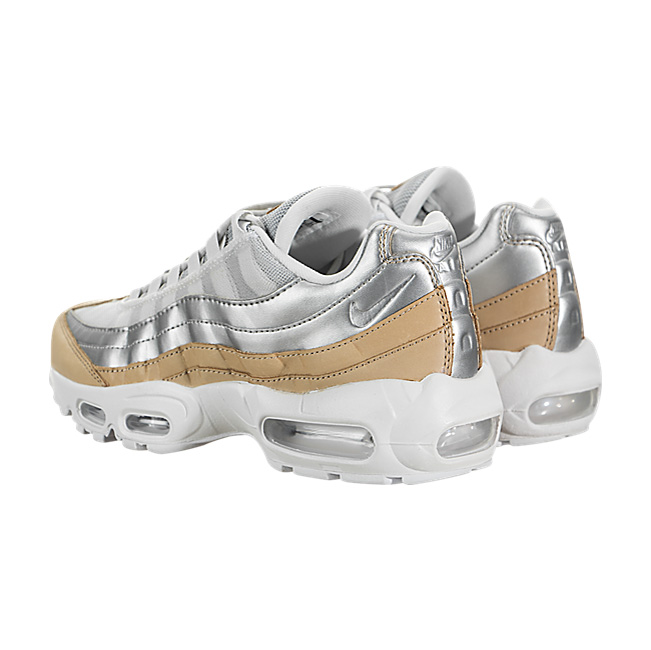 Nike Women Air Max 95 SE Premium - Pure Platinum / Metallic Silver