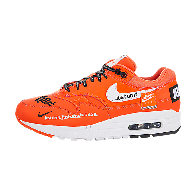 Nike Women Air Max 1 LX (Just Do It) - Total Orange / White-Black