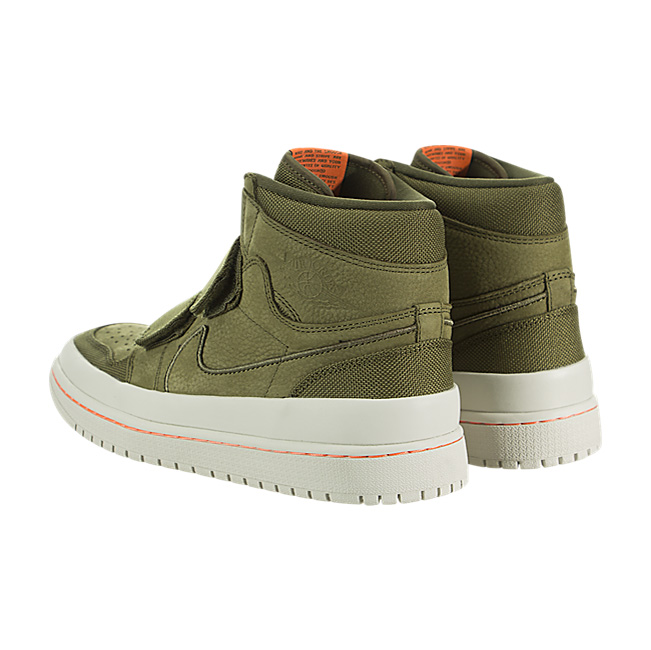 Air Jordan 1 Retro High Double Strap - Olive Canvas / Cone/Light Bone